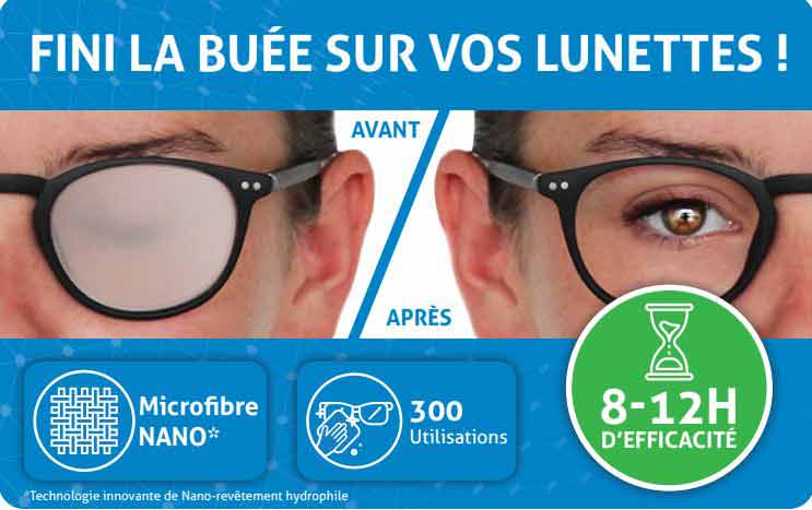 Verre de fashion lunette anti buée