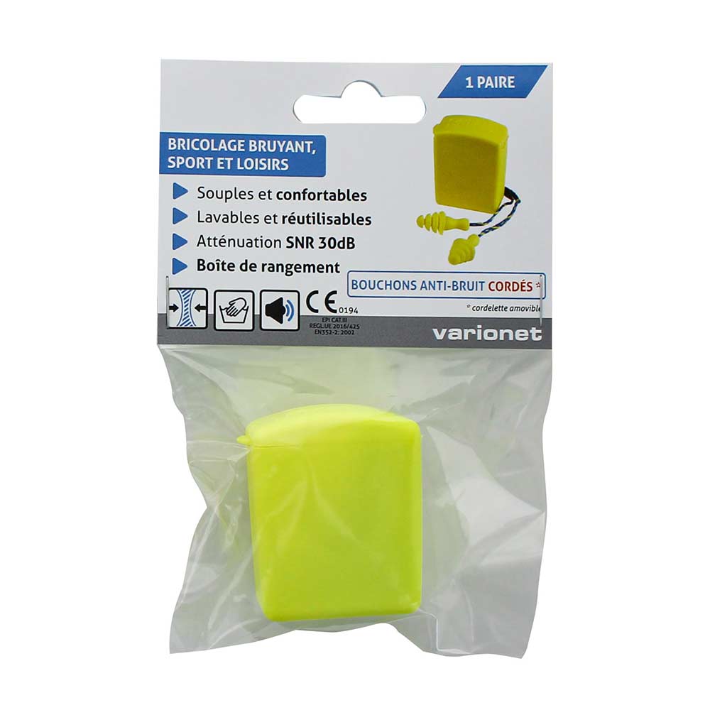 Packaging des bouchons d'oreilles cordés Varionet EK12